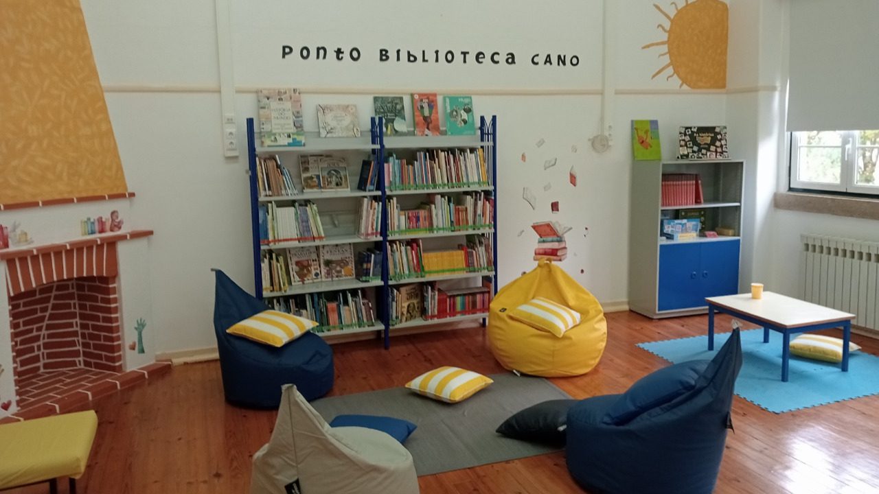 Abertura do espaço Ponto Biblioteca na Escola Básica de Cano