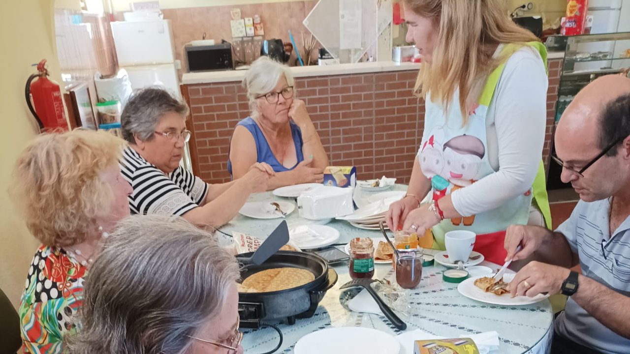Tarde de culinária na Associação Cultural e Desportiva de Cano
